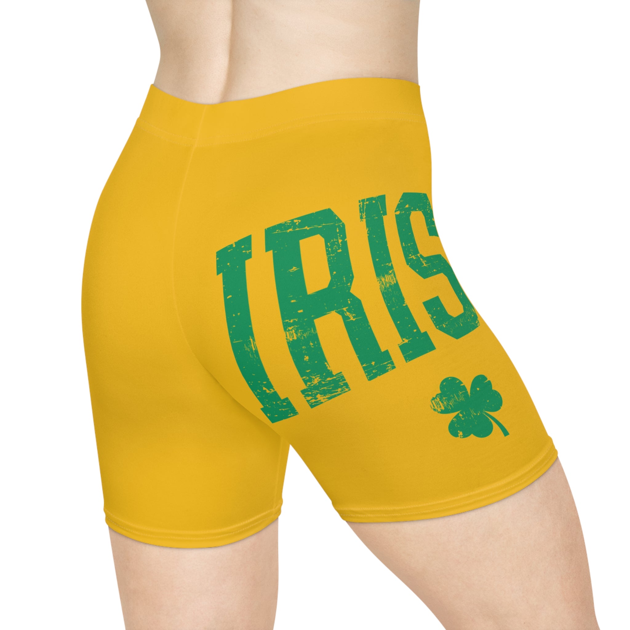 Irish Shamrock Women's Biker Shorts —  Celebration
