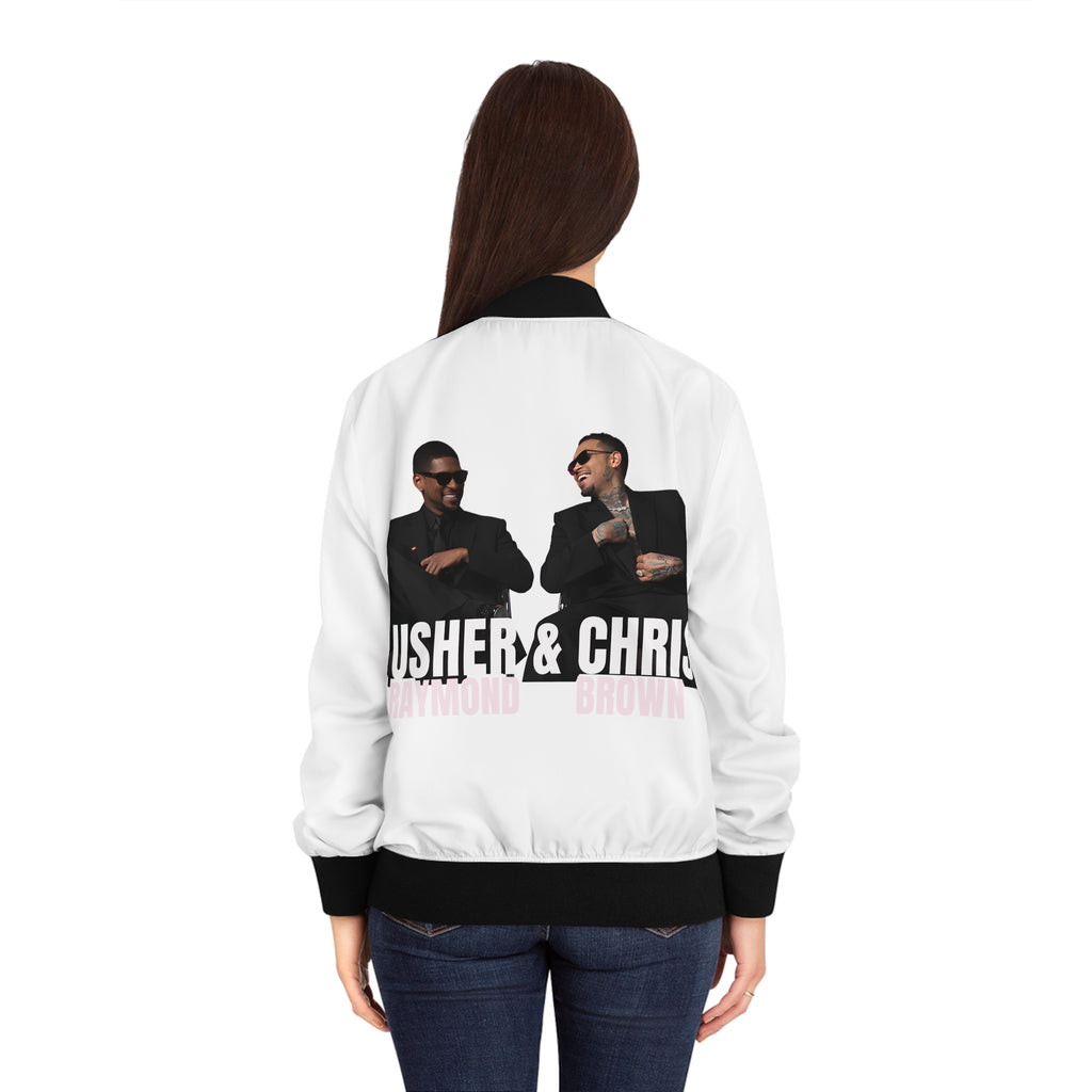 Legends Tour Bomber Jacket — Usher & Chris Brown Concert Crewneck