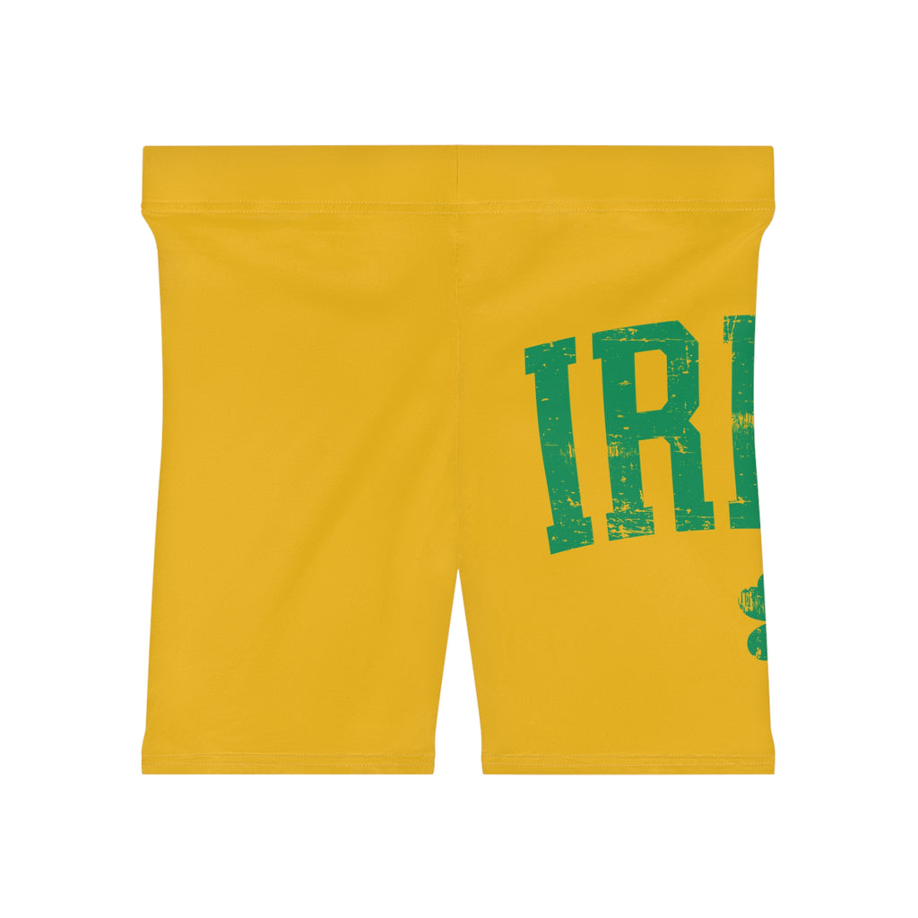 Irish Shamrock Women's Biker Shorts —  Celebration