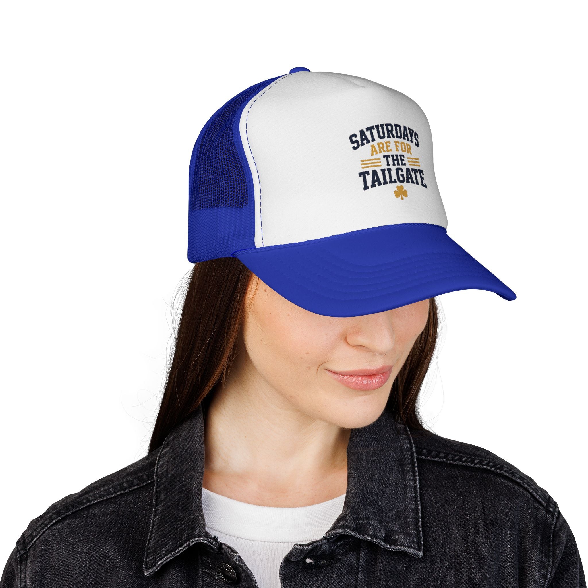 Trucker Cap — "Saturdays Are For The Tailgate" Mesh Hat