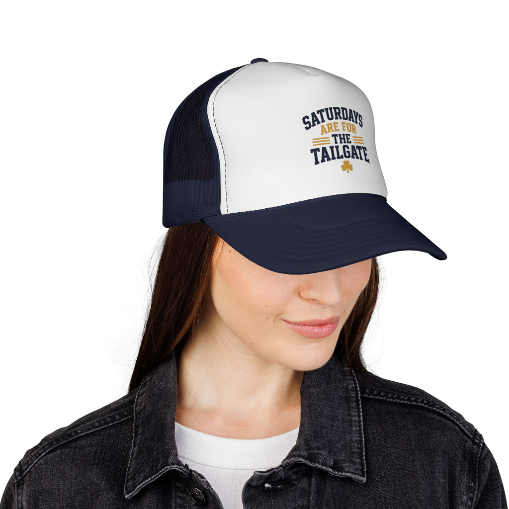 Trucker Cap — "Saturdays Are For The Tailgate" Mesh Hat