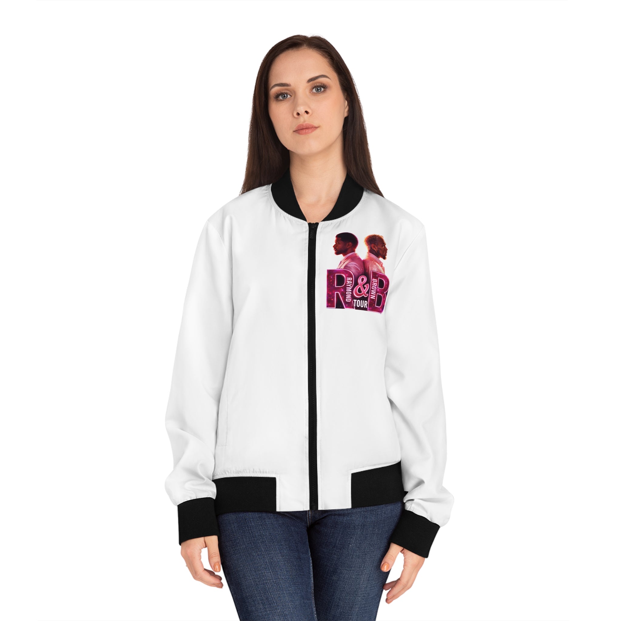 Legends Tour Bomber Jacket — Usher & Chris Brown Concert Crewneck